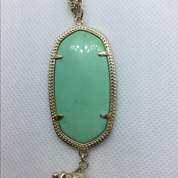 Kendra Scott Long Pendant Necklace - Turquoise - Picture 2 of 3